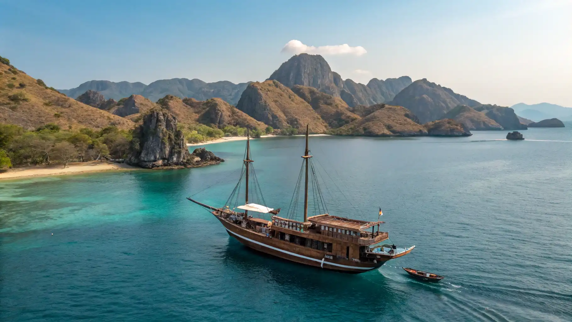 Phinisi in Labuan Bajo Resort